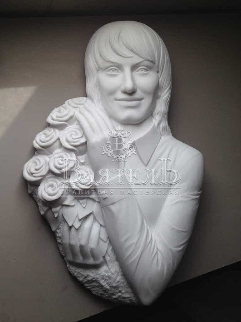 Памятник с мраморным рельефом 5 Памятник с мраморным рельефом 3