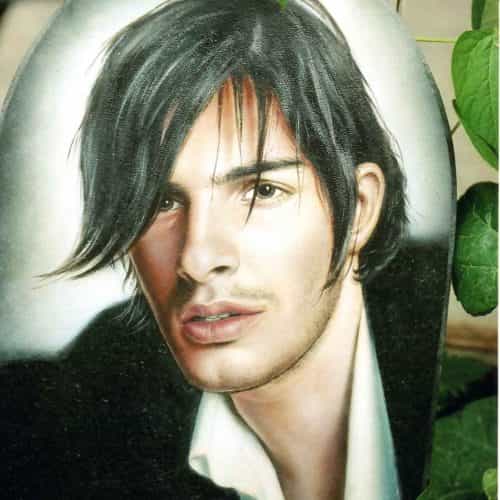 Цветные портреты на памятниках 1