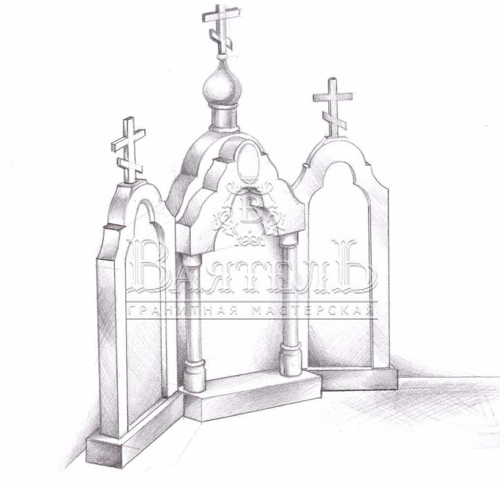 Надгробный комплекс художнику 2