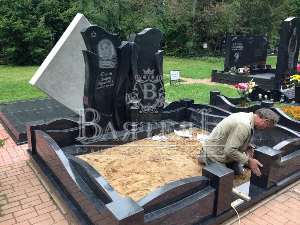 Надгробный комплекс и памятник изогнутой формы 2