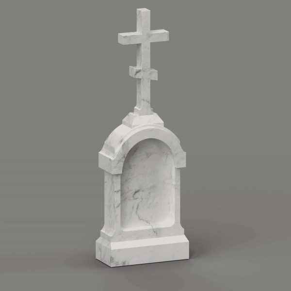 Крест из мрамора №МК-19