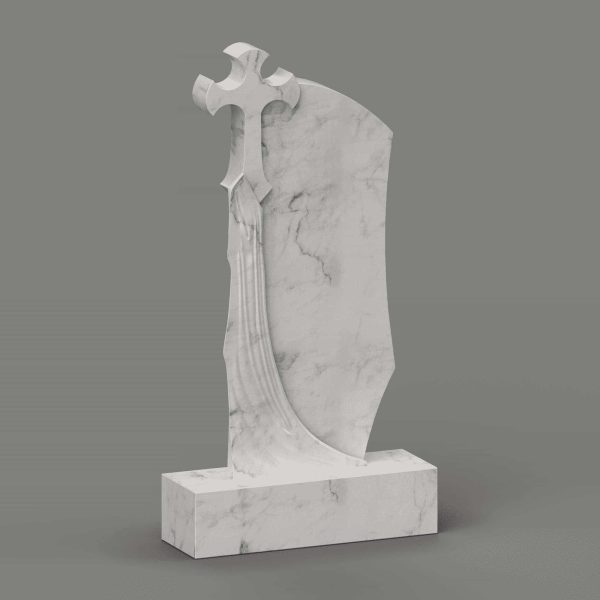 Крест из мрамора №МК-21
