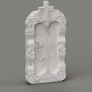 Крест из мрамора №МК-24