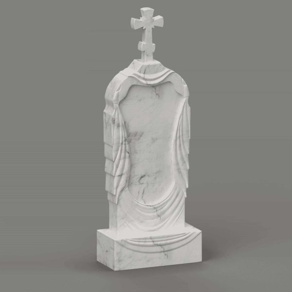 Крест из мрамора №МК-26
