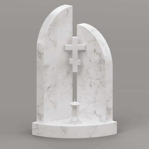 Крест из мрамора №МК-27