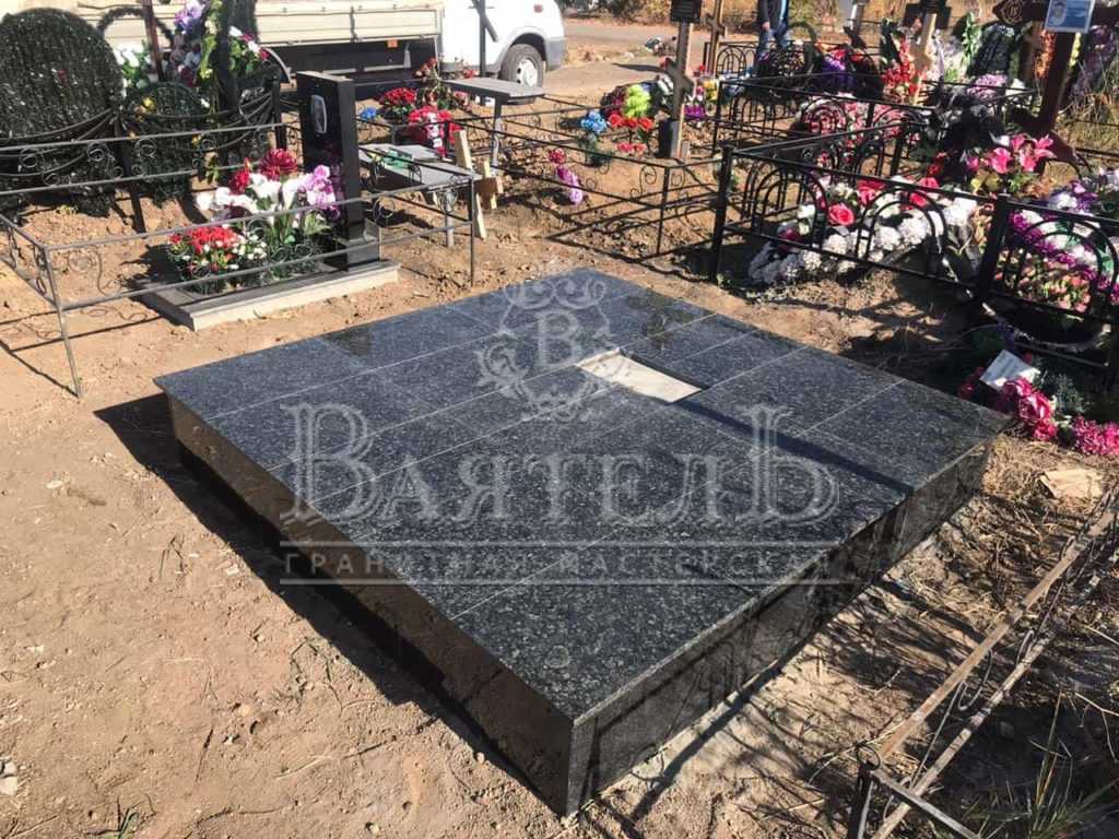 Надгробие из Baltic Green на двоих в Саратове 18