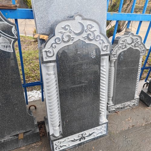 Памятник № ВТВ-129 - (мусульманский памятник с фрезерованными колоннами)