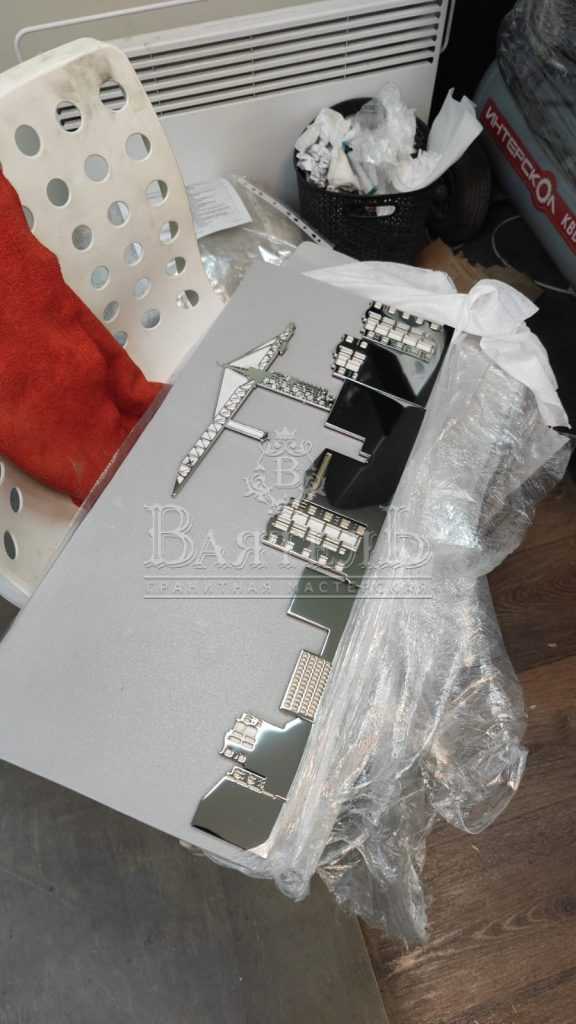 Надгробный комплекс из голубого гранита Blue Pearl