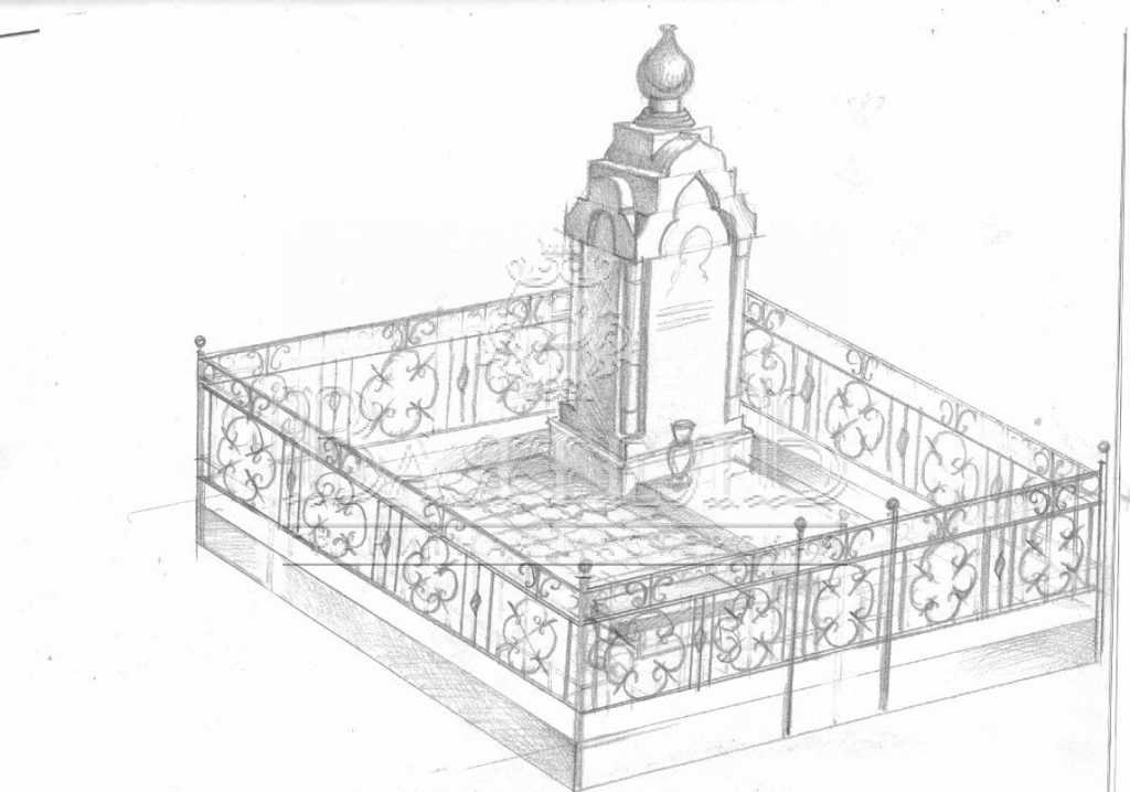 Надгробный комплекс на Волковском кладбище 11 Надгробный комплекс на Волковском кладбище