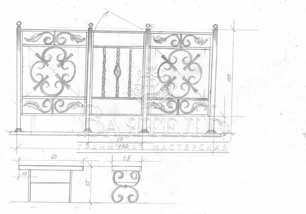 Надгробный комплекс на Волковском кладбище 16 Надгробный комплекс на Волковском кладбище