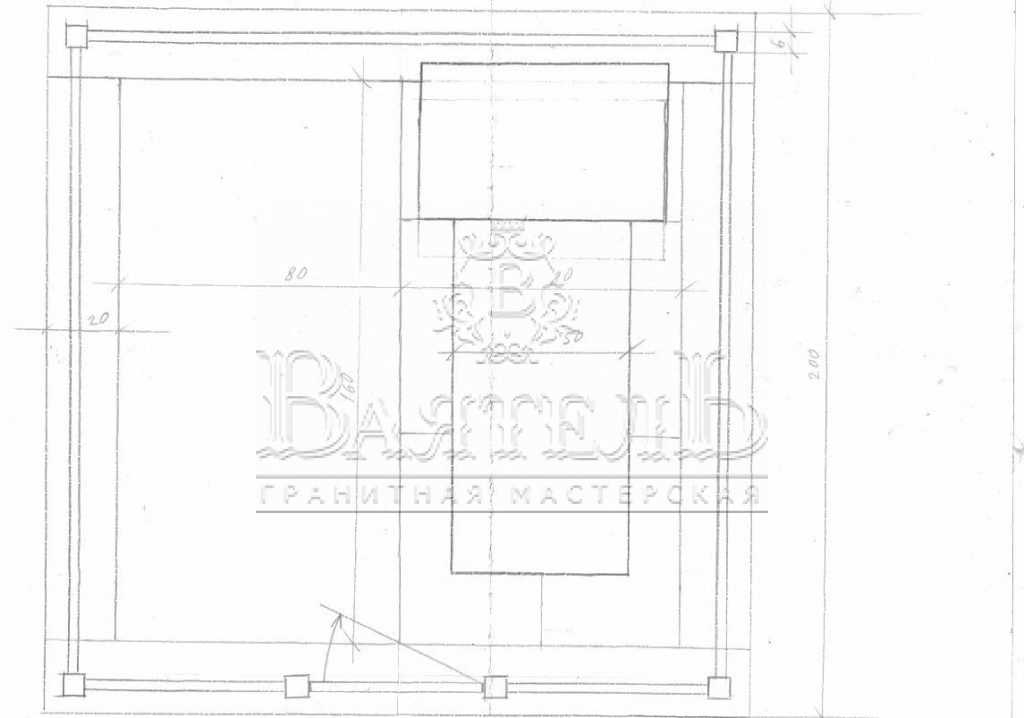 Надгробный комплекс на Волковском кладбище 9 Надгробный комплекс на Волковском кладбище