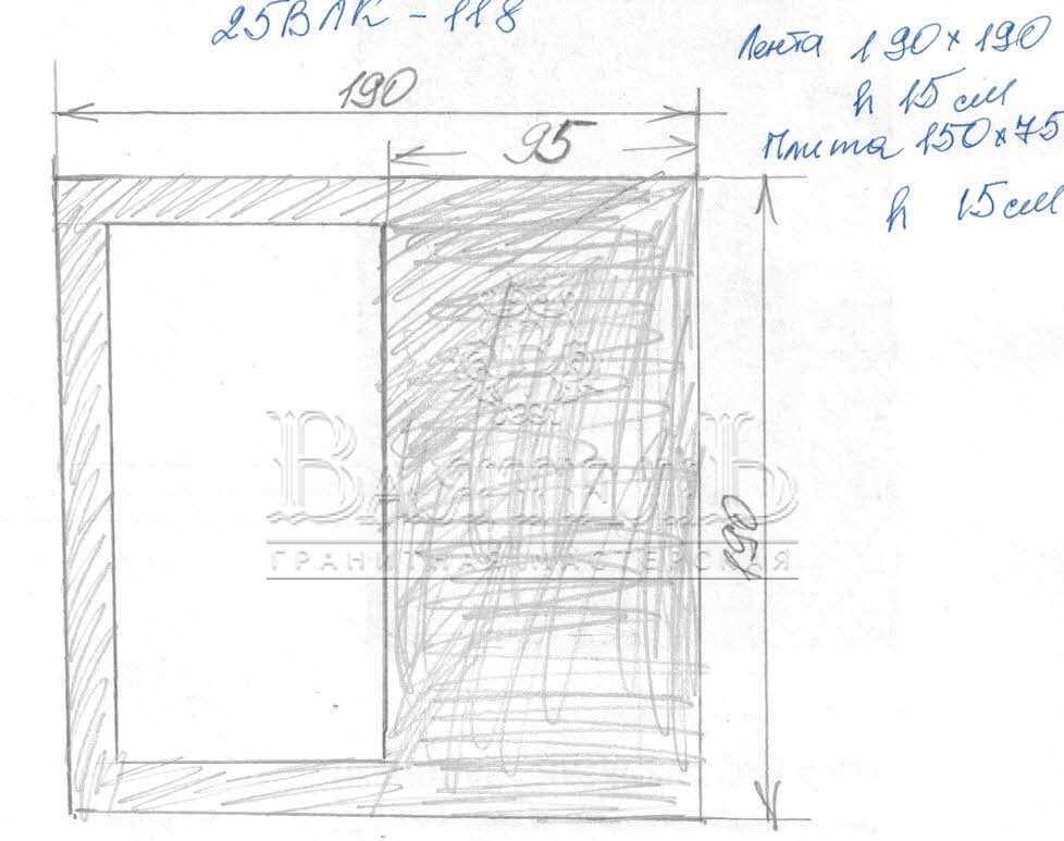 Памятник из индийского гранита Galaxy Black