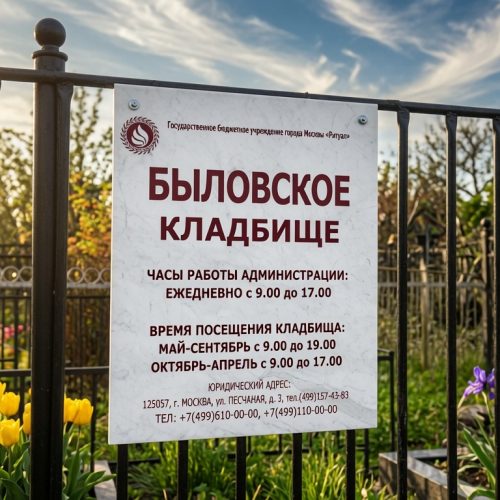 Кладбище Былово - изготовление памятников